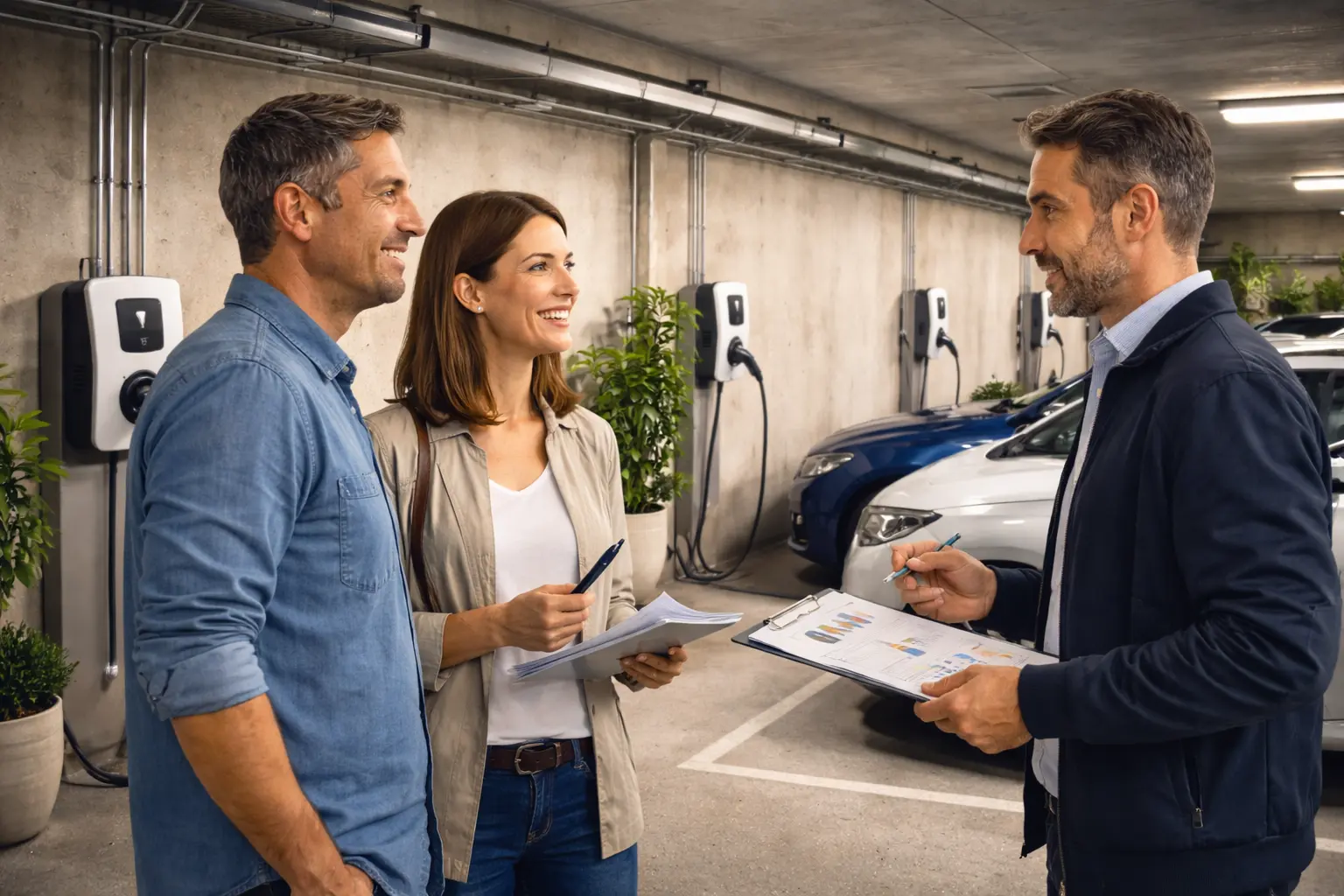 Symbolbild: Stellplatz/Tiefgarage – Laden in Miete oder WEG