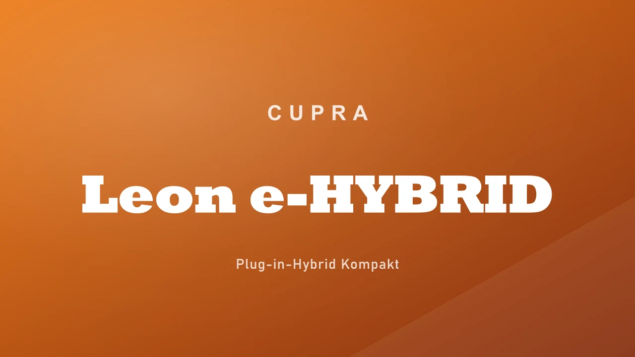 CUPRA Leon e-HYBRID — Plug-in-Hybrid Kompakt bei Automobilsalon Bellemann Wiesloch