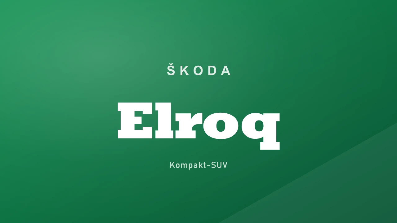 ŠKODA Elroq — Kompakt-SUV bei Automobilsalon Bellemann Wiesloch