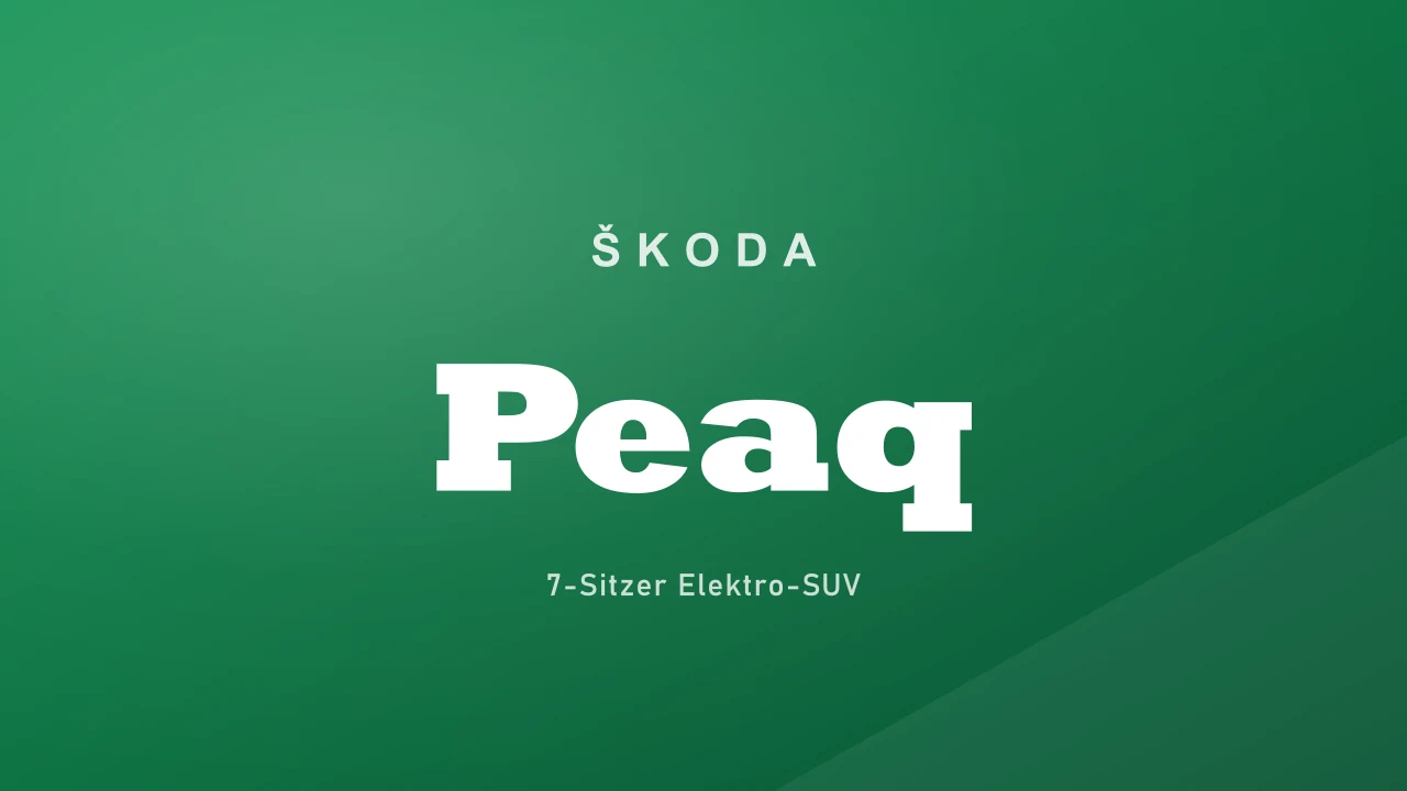 ŠKODA Peaq — 7-Sitzer Elektro-SUV bei Automobilsalon Bellemann Wiesloch