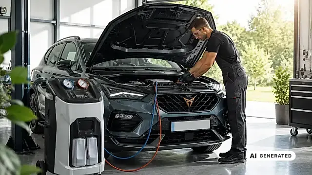 Auto-Sommercheck und Klimaservice 2026 für ŠKODA, SEAT und CUPRA beim Automobilsalon Bellemann in Wiesloch