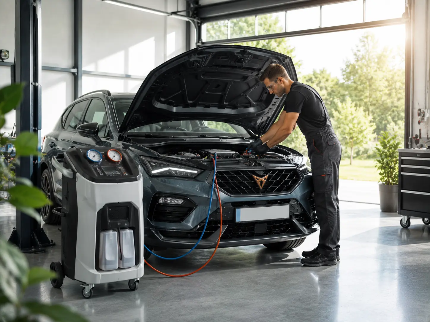 Auto-Sommercheck und Klimaservice 2026 für ŠKODA, SEAT und CUPRA beim Automobilsalon Bellemann in Wiesloch