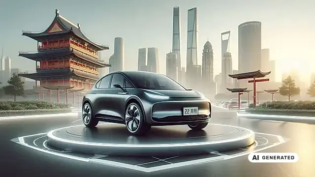Chinesisches Elektroauto kaufen 2026: Kompaktwagen chinesischer Marken auf einem Händlerhof in Deutschland