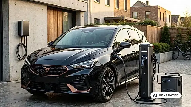 CUPRA Born 2026 an einer DC-Schnellladesäule: Ladezeit, Ladeleistung bis 183 Kilowatt und Wallbox-Logik im Überblick
