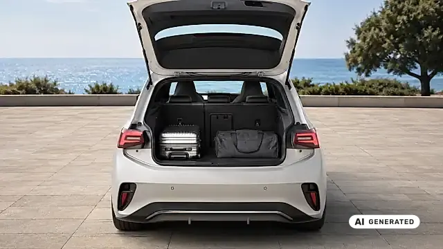 CUPRA Born mit geöffnetem Kofferraum: Volumen, Abmessungen und Alltagstauglichkeit des elektrischen Kompaktwagens 2026