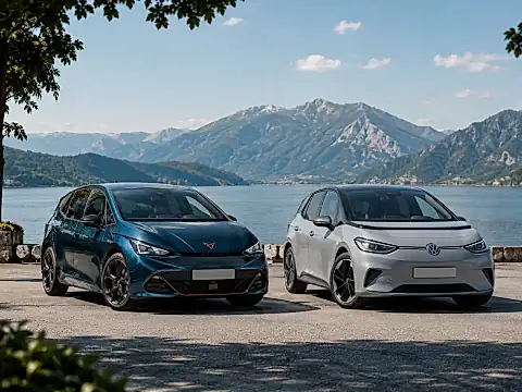 CUPRA Born 2026 alle drei Versionen im Vergleich — CUPRA Born vs VW ID.3 nach Preis, Reichweite und Leistung