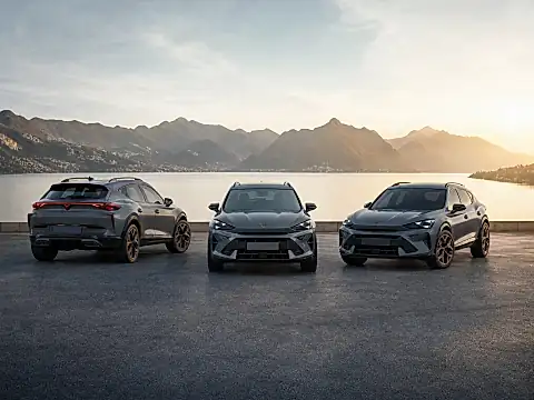 CUPRA Formentor 2027 Ausblick: aktuelles Modell vor angedeuteter elektrischer Zukunft