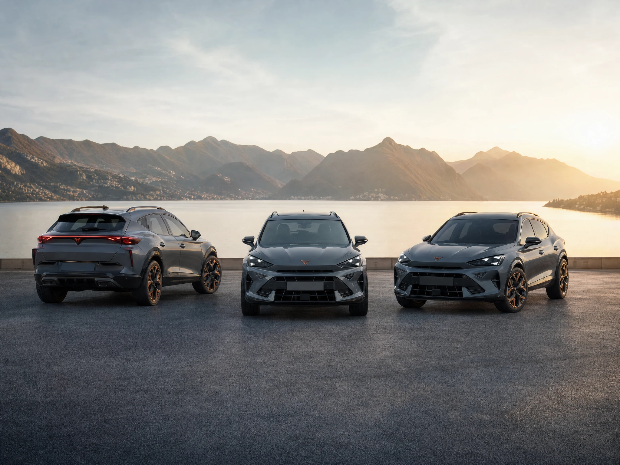 CUPRA Formentor 2027 Ausblick: aktuelles Modell vor angedeuteter elektrischer Zukunft