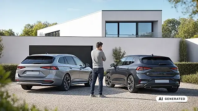 CUPRA Leon und CUPRA Leon Sportstourer 2026 nebeneinander: Schrägheck und Kombi im Vergleich