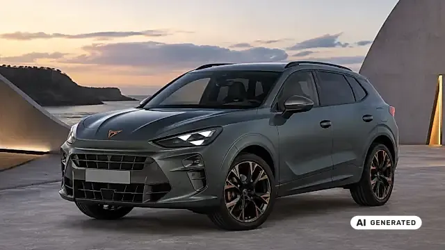 CUPRA Terramar 2026 als Mittelklasse-SUV mit Plug-in-Hybrid — Frontansicht mit Tech-Deck-Face und CUPRA-Schriftzug, neuer Marken-Auftritt 2026