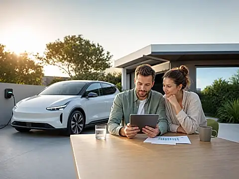 E-Auto finanzieren: Beratungsgespräch zur Finanzierung eines Elektroautos
