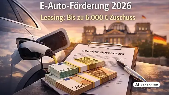E Auto Förderung 2026 beim Leasing erklärt