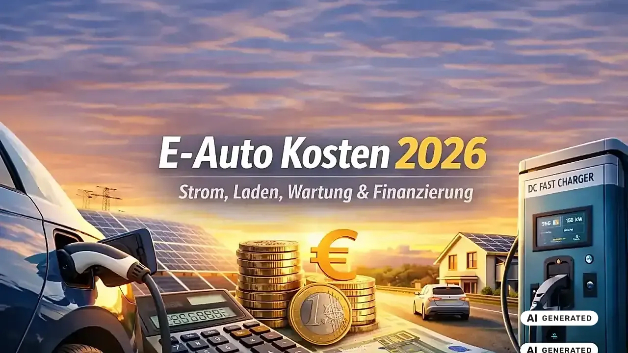 E-Auto Kosten 2026: Was ein Elektroauto wirklich kostet – Strom, Laden, Wartung & Finanzierung