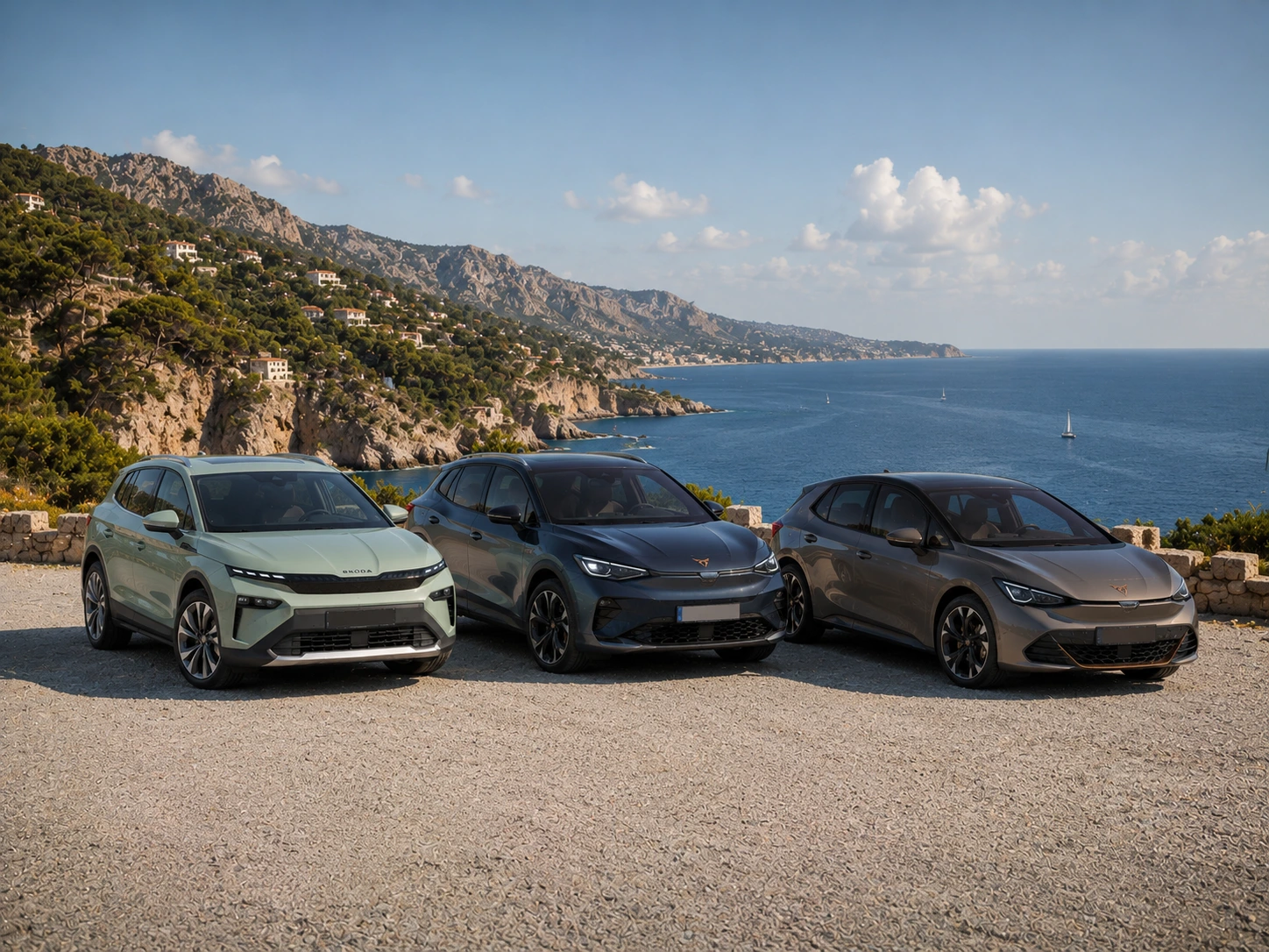 E-Auto-Urlaub 2026 mit Skoda Enyaq oder CUPRA Tavascan nach Italien, Frankreich und Spanien — Lade-Strategie und konkrete Routen aus Wiesloch