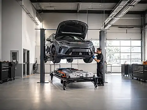 Hochvolt-Service und E-Auto-Inspektion in der Vertragswerkstatt Bellemann in Wiesloch für Skoda, SEAT und CUPRA
