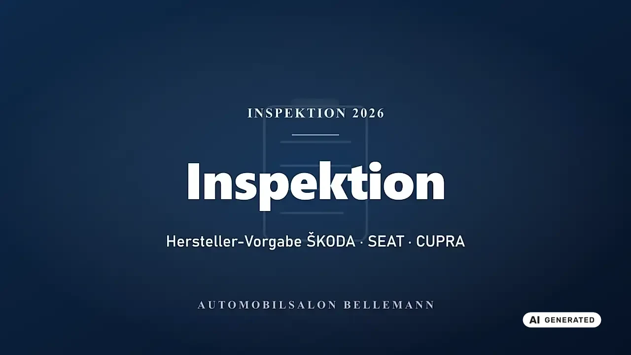 Inspektion 2026 nach Skoda/SEAT/CUPRA-Vorgabe: Was wirklich geprüft wird