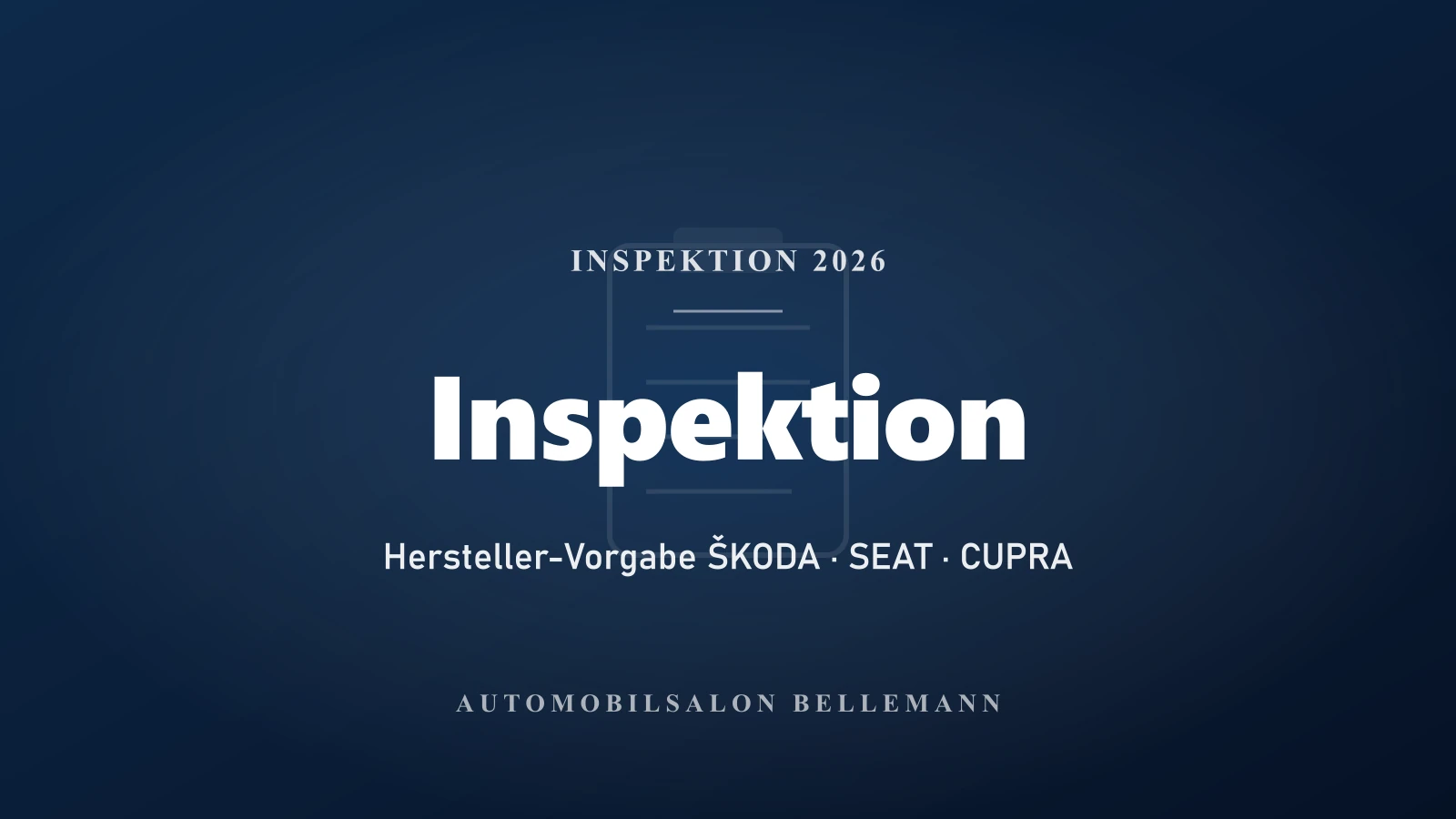 Inspektion 2026 für Skoda, SEAT und CUPRA: Was wirklich geprüft wird in der Vertragswerkstatt