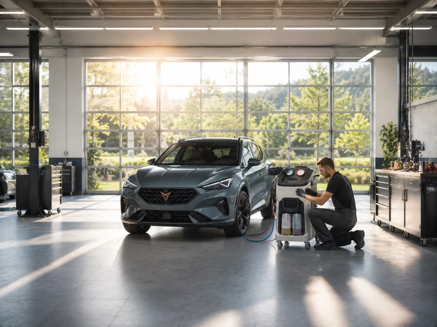 Klimaservice am Auto 2026 für ŠKODA, SEAT und CUPRA beim Automobilsalon Bellemann in Wiesloch