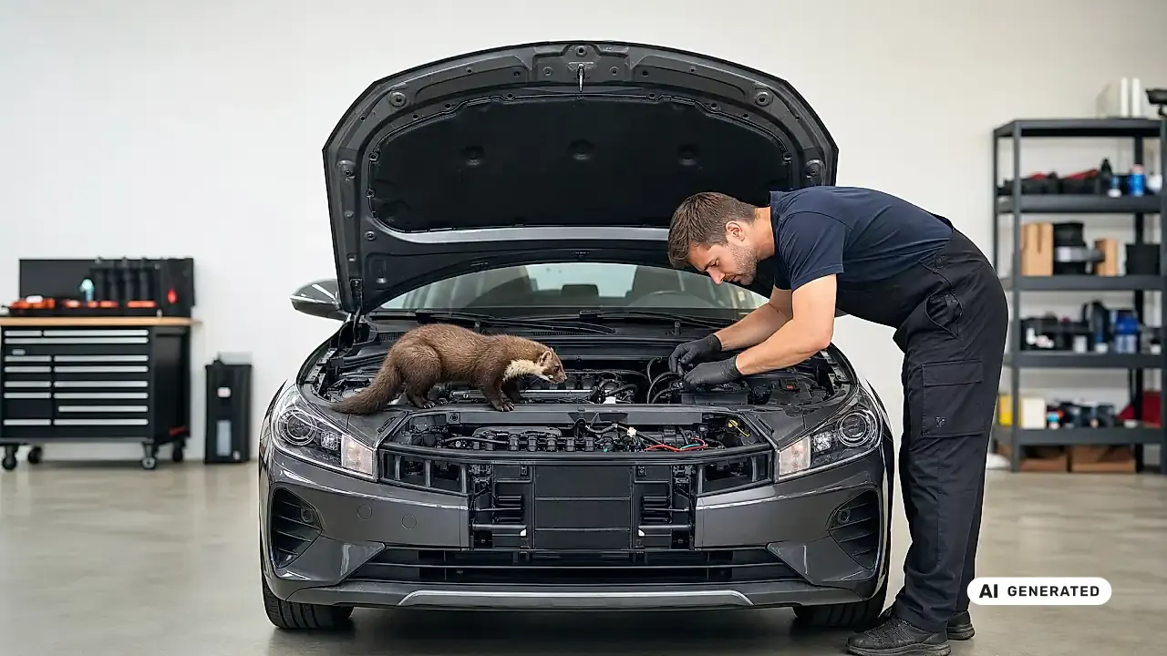 Marderschaden reparieren: was du selbst machen kannst und wo die Werkstatt ranmuss