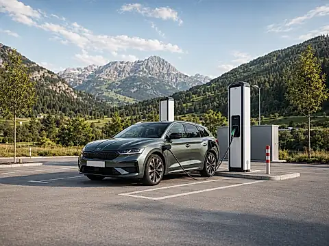 E-Auto-Schnellladen unterwegs 2026 — Skoda Enyaq, CUPRA Tavascan und Born am DC-Schnelllader, Lade-Karten-Vergleich für Privat- und Urlaubsfahrer