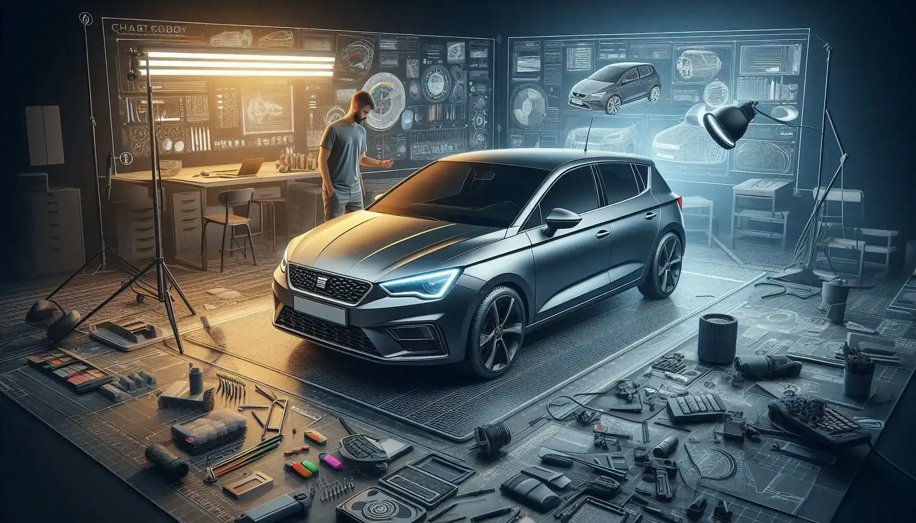 Der neue SEAT Ibiza 2026 in der FR-Ausstattung auf einer Küstenstraße – das Facelift zeigt sich dynamisch und modern.
