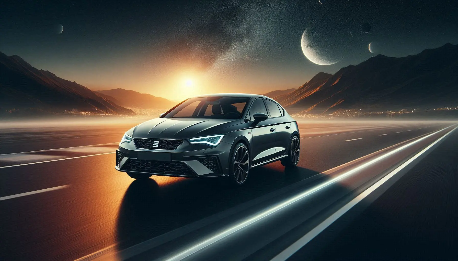 Der neue SEAT Leon 2026 Sportstourer als e-Hybrid beim Laden an einer Wallbox – Symbol für die neue elektrische Reichweite.