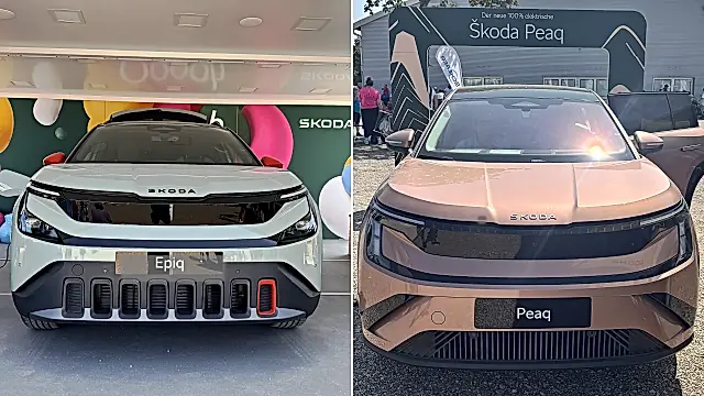 Škoda Epiq und Peaq: die Modelle des Škoda BEST-DAY, hier auf der Roadshow Mannheim