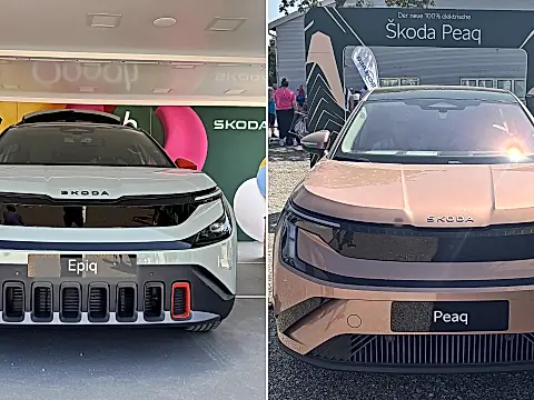 Škoda Epiq und Peaq: die Modelle des Škoda BEST-DAY, hier auf der Roadshow Mannheim