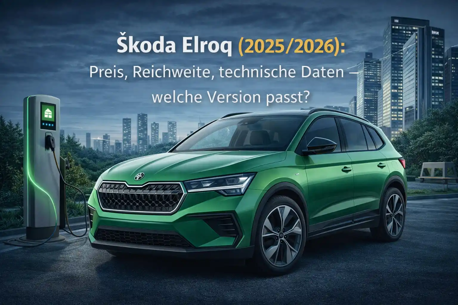 Škoda Elroq: kompaktes Elektro-SUV (Teaser)