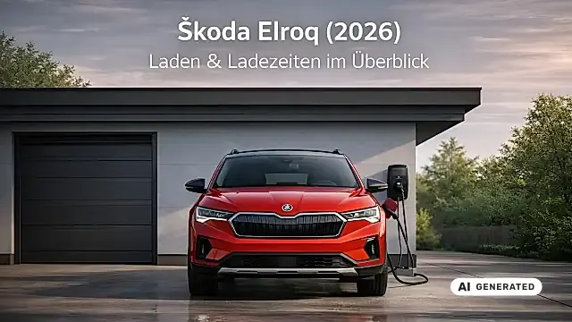 Škoda Elroq laden 2026 – Ladezeit, Ladeleistung, Wallbox und Akku sauber eingeordnet