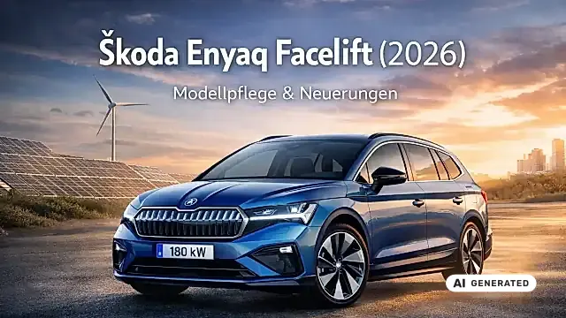 Škoda Enyaq Facelift (2026): Elektro-SUV (Teaser)