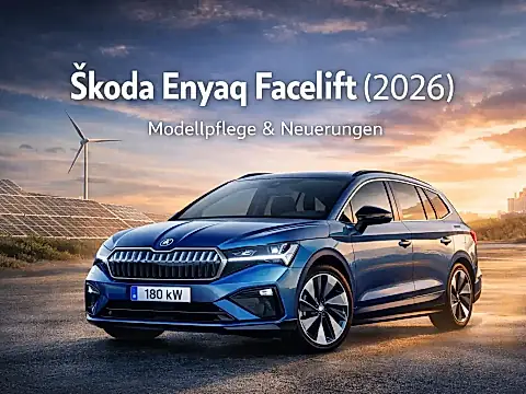 Škoda Enyaq Facelift (2026): Elektro-SUV (Teaser)