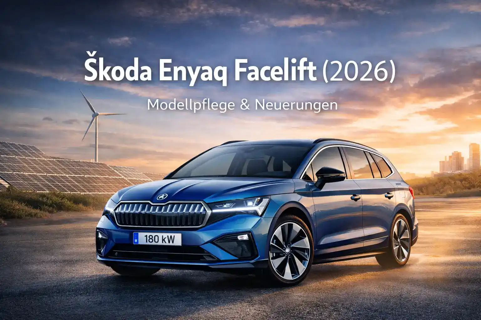 Škoda Enyaq Facelift (2026): Elektro-SUV (Teaser)