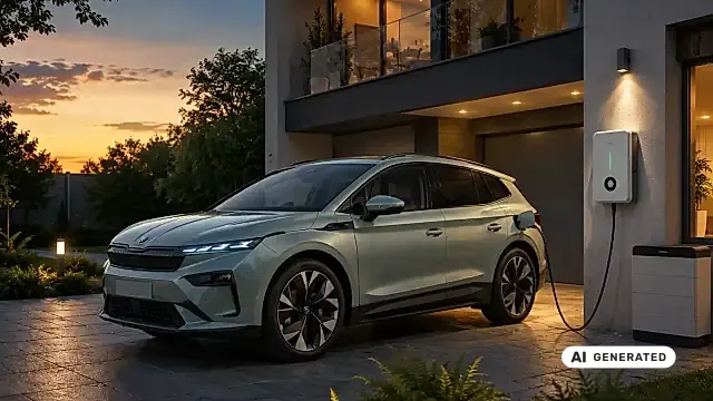 Skoda Enyaq als V2H-Heim-Powerbank: bidirektionale Wallbox versorgt das Haus aus dem Fahrzeug-Akku