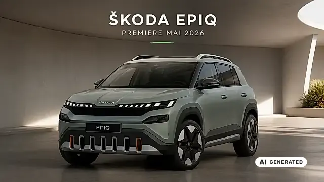 Skoda Epiq Premiere Mai 2026: kompakter Elektro-SUV mit drei Antriebsvarianten 35, 40 und 55