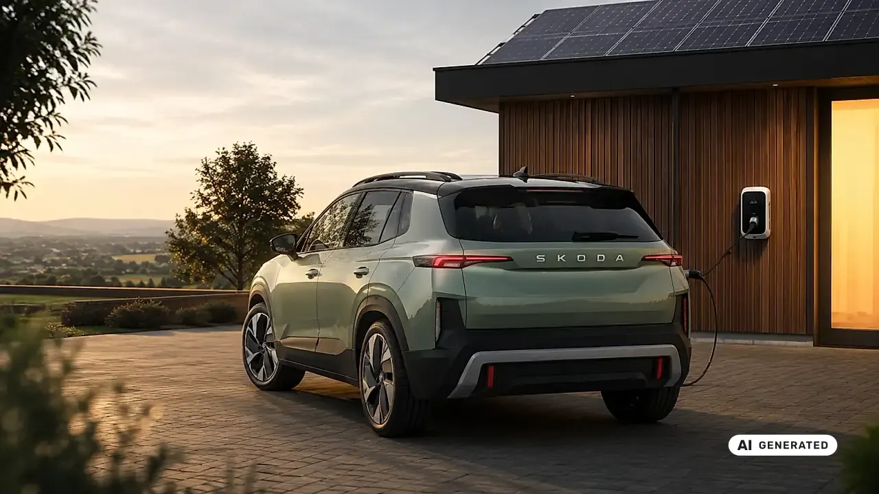 Skoda Epiq bidirektionales Laden 2026: V2H, Stromspeicher und kostenloses Tanken durchs Haus