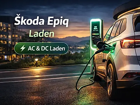 Škoda Epiq Laden 2026: AC, DC, Wallbox und Ladeleistung im Überblick