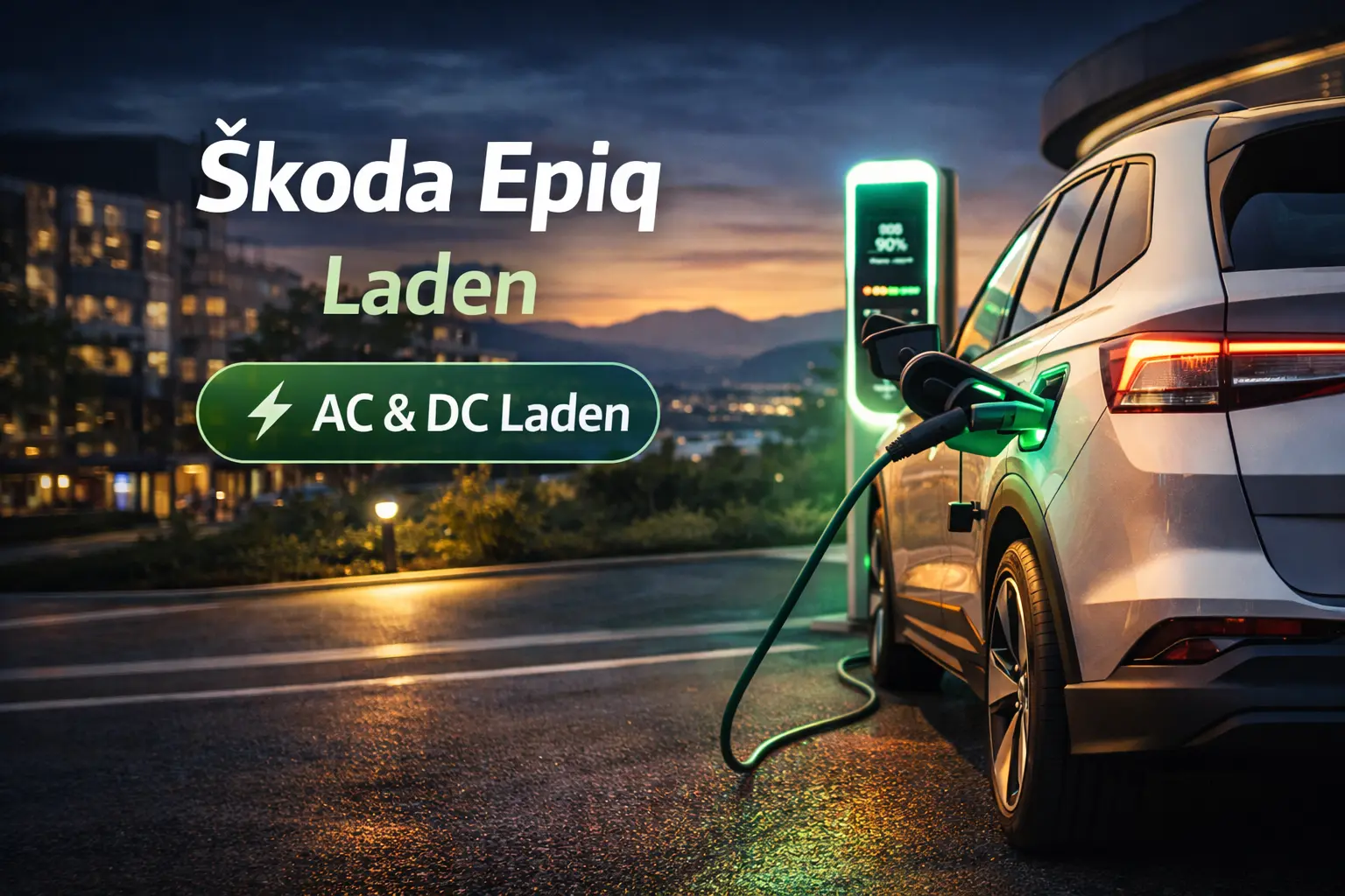 Škoda Epiq Laden 2026: AC, DC, Wallbox und Ladeleistung im Überblick