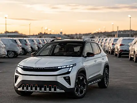 Škoda Epiq Lieferzeit 2026: fertige Fahrzeuge warten auf die Auslieferung an die Händler