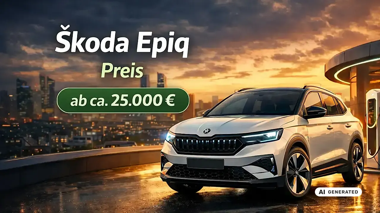 Škoda Epiq Preis (2026): 25.900 bis 35.600 Euro – was jede Version kostet