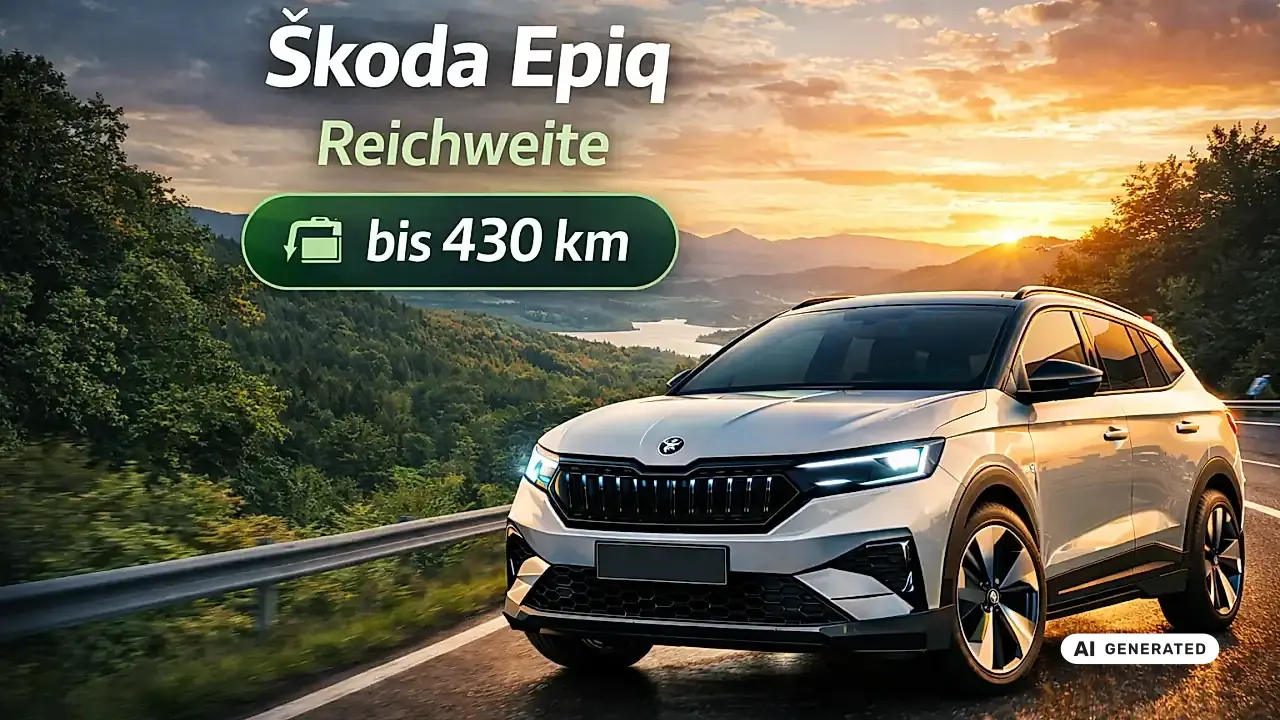 Škoda Epiq Reichweite (2026): 315 oder 440 km – was ist im Alltag realistisch?