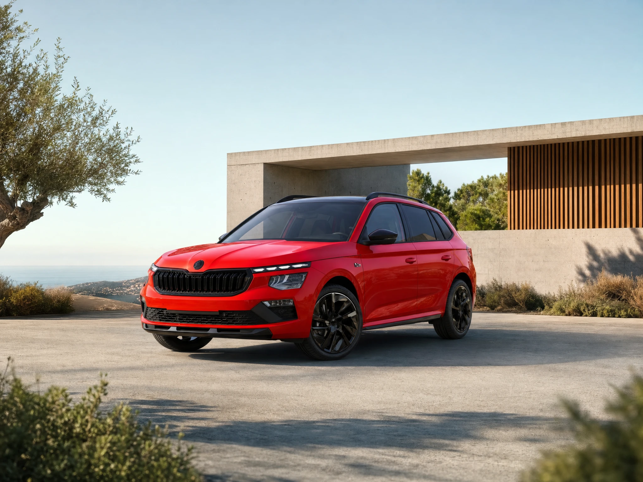 ŠKODA Kamiq Monte Carlo: sportliche Topversion mit schwarzen Design-Akzenten