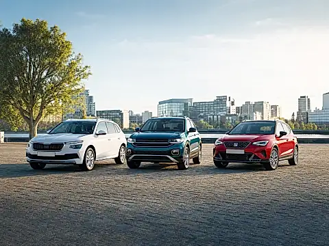 ŠKODA Kamiq vs. VW T-Cross vs. SEAT Arona: drei City-SUV im direkten Vergleich