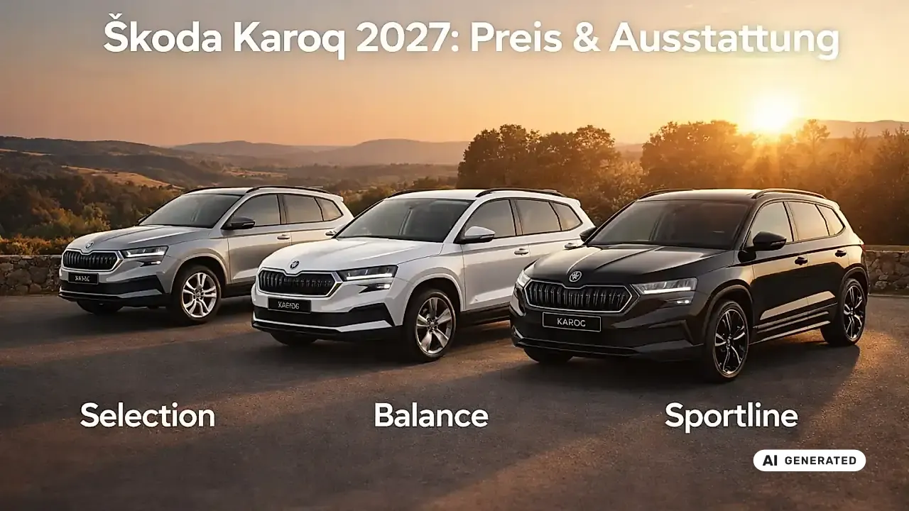 Skoda Karoq Preis 2026: was jede Motorisierung in jeder Linie kostet