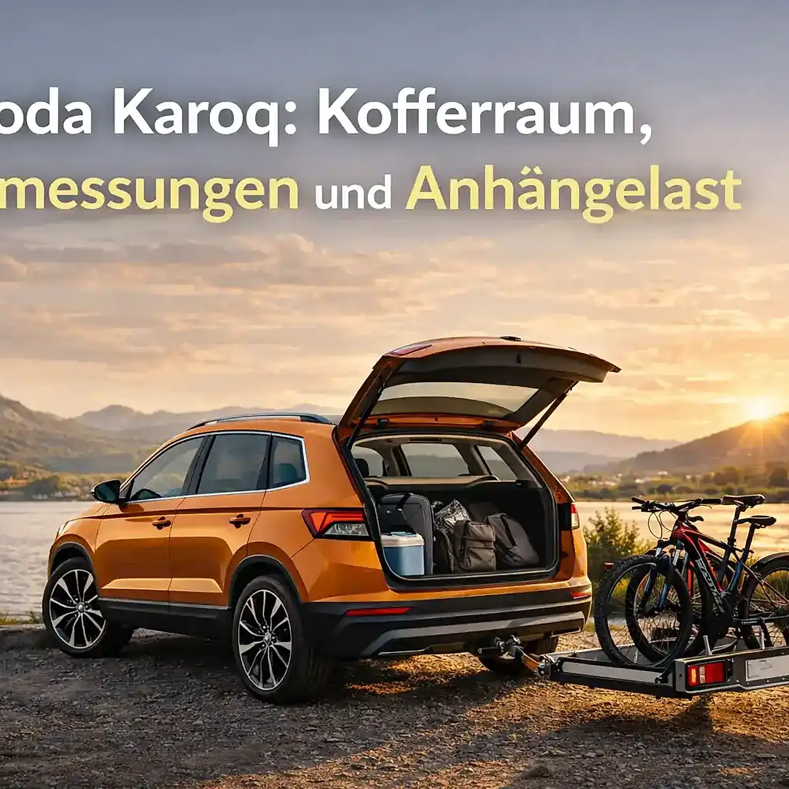 koda Karoq: Kofferraum, Abmessungen und Anhngelast im berblick