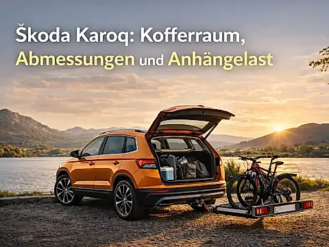 Škoda Karoq: Kofferraum, Abmessungen und Anhängelast