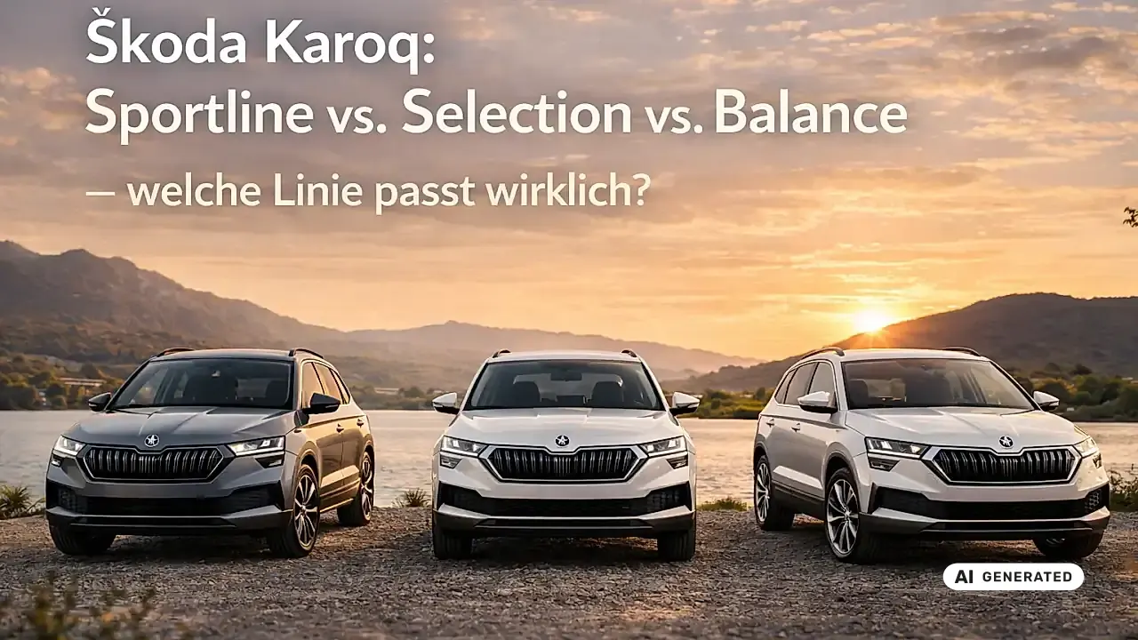 Skoda Karoq Ausstattung: was in Selection, Balance und Sportline steckt