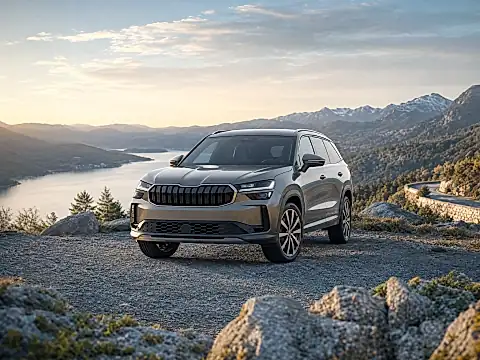 ŠKODA Kodiaq 2027: das aktuelle Modell vor dem erwarteten Facelift in Frontansicht