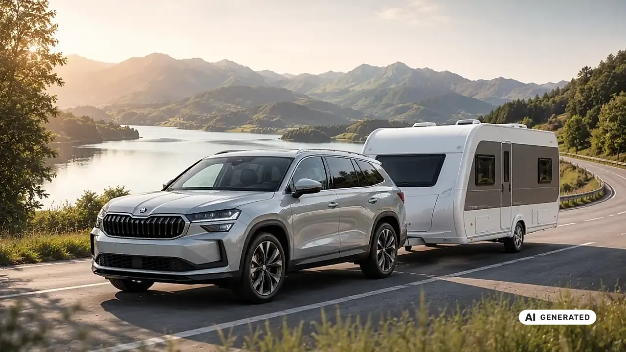 ŠKODA Kodiaq Anhängelast: warum der Siebensitzer mehr ziehen darf als der Fünfsitzer