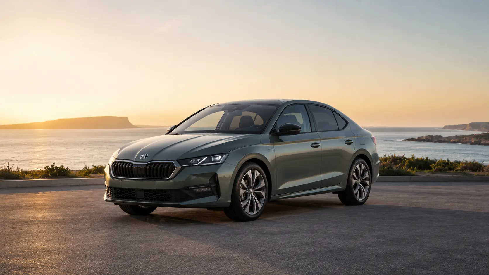 Skoda Octavia Combi Modelljahr 2026 nach Facelift in der Seitenansicht -- Bestseller-Kompakter bei Bellemann in Wiesloch